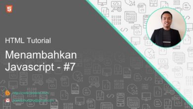Menambahkan Javascript di HTML #7 HTML Tutorial [Indonesia]