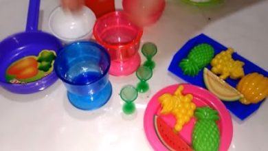 لعبة المطبخ للاطفال : لعبة المطبخ الحقيقي : الثلاجة و البطيخ : العاب بنات و أولاد