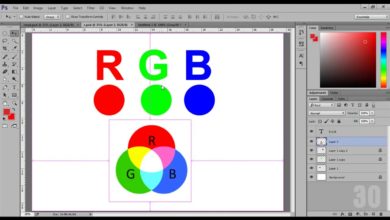 تعلم الفوتوشوب بسهولة واحتراف الدرس الرابع   نظم الألوان Color Mode