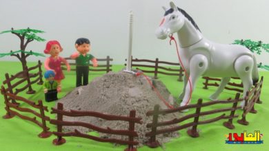 لعبة مفاجأة بابا لأحمدحصان فى المزرعة للأطفالألعاب العرائس والدمى للأولاد والبنات