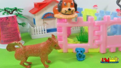 لعبة الكلب ريكس و.ضيف جديد بالمزرعة  للأطفال ألعاب حيوانات المزرعة السعيدة للأولاد والبنات
