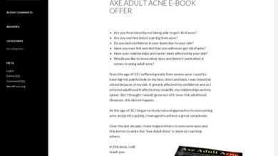 Axe Adult Acne E-book Offer (NEW) | Axe Adult Acne