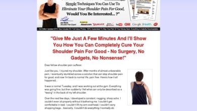 Shoulder Pain No More (tm): Top Shoulder Pain Healing Product On CB
