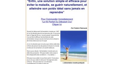 Alimentation Crue/raw Food Diet In French