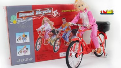 دراجة باربي الجديدة واجمل لعبة دراجات حقيقية للاطفال -اجمل العاب للبنات والاولاد-Barbie Ride Bike