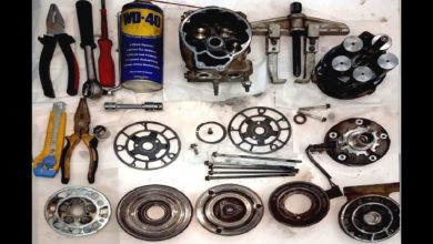 اصلاح كمبروسر تكييف السيارة الجزء الاول Ford Nissan Chevrolet Toyota air compressor repair part 1