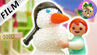 بلايموبيل فيلم |  أيما تصنع رجل الثلج-- صديقتها العروسة المتحدثة تساعدها | سلسلة عائلة الطيور