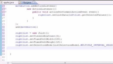 Java Programming Tutorial - 73 - Moving List Items Program