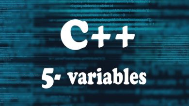 C++ Variables  arabic