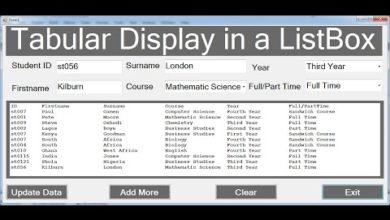 How to Create Tabular Display in a ListBox in Visual Basic.Net