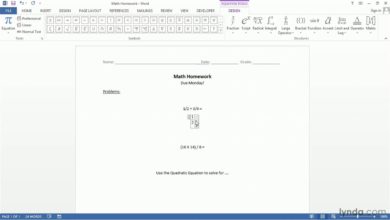 Microsoft Office tutorial: Writing math equations | lynda.com