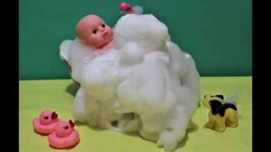baby doll bath times : foam soap slime : kids baby doll toys : dolls and toys show