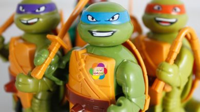لعبة سلاحف النينجا الاصلية للاطفال العاب السلاحف الخارقة للبنات والاولاد real ninja turtles toy game
