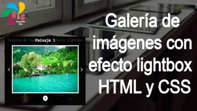 Galería de imágenes con efecto lightbox solo con HTML y CSS
