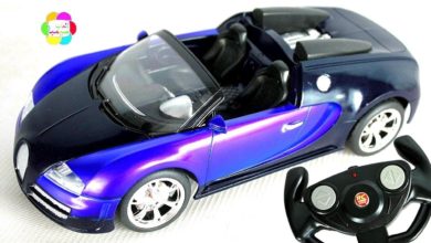 لعبة اسفلت الجديدة سيارة السباق الزرقاء بالريموت للاطفال العاب بنات واولاد  crazy asphalt car toy