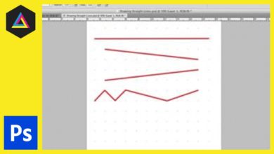 Draw Straight Lines In Adobe Photoshop