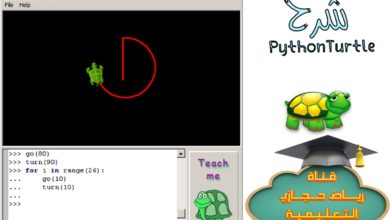 شرح لغة برمجة البايثون Python Turtle