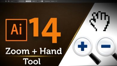 Zoom + Hand Tool ادوبي اليستراتور Adobe Illustrator CC 2017 #14