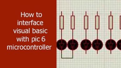 How to interface visual basic 6 with pic microcontroller