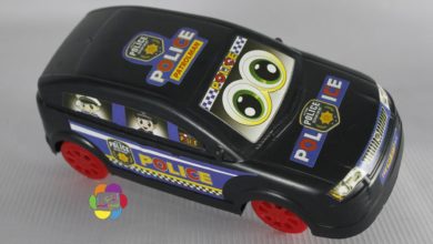 لعبة سيارة الشرطة السوداء الحقيقية العاب الاطفال للاولاد والبنات Real police car game