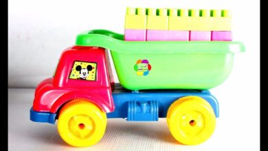 لعبة سيارة المكعبات واجمل العاب السيارات للاطفال تجميع البلوكات الملونة للبنات والاولاد بازل البرج