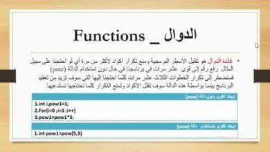 31-الدوال في لغة سي || Functions in C language