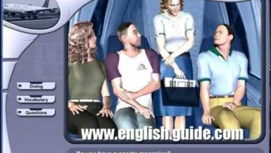 تعليم اللغة الانجليزية محادثة الطائرة Learn English