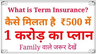 Term Insurance plan - detail explanation