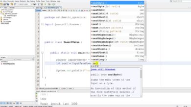 use Scanner in Java استخدام السكانر في الجافا