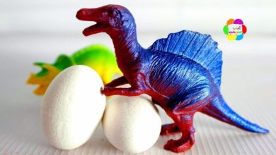 لعبة بيض الديناصورات الجديدة للاطفال اجمل العاب الحيوانات للاولاد والبنات سنلعب معا