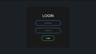 Animated Login Form Using Only HTML & CSS