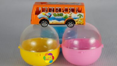 لعبة بيض المفاجآت اقوى لعبة مفاجأت للاطفال العاب بنات واولاد Orange surprise eggs