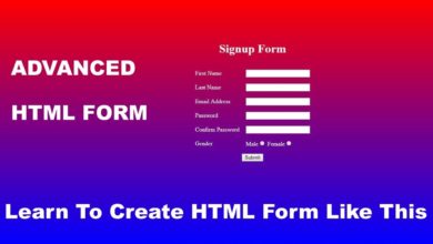 5. How to make html form with table | Html Forms, HTML form input type tag, cyber warriors