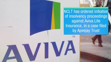 NCLT orders insolvency proceedings against Aviva Life Insurance