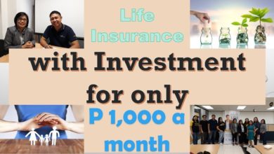 Life Insurance with Investment for only P 1,000 a month