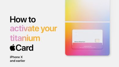Apple Card — How to activate your titanium card with iPhone X and earlier