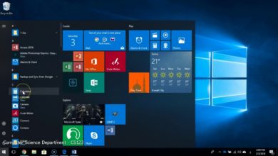 Windows10:  تشغيل برنامج الآلة الحاسبة وإيجاد نتيجة ضرب عملي