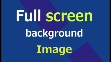Full screen background image in html and css | web zone