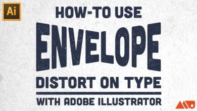 How-to Use Envelope Distort on Type in Adobe Illustrator Tutorial