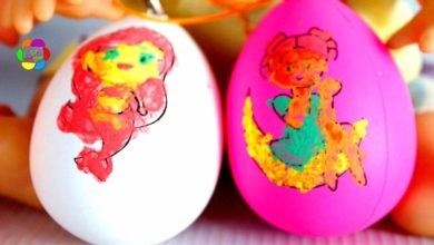 لعبة تلوين البيض بألوان مائية للاطفال واجمل العاب الرسم للبنات والاولاد العاب تعليمية وتعليم الالوان