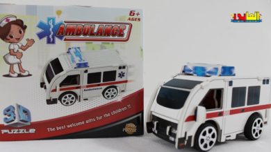أجمل ألعاب مكعبات سيارة الأسعاف للأولاد والبنات ألعاب فك وتركيب ميكانو ممتعة  Lego Ambulance Car