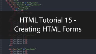 HTML Tutorial 15 - Creating HTML Forms