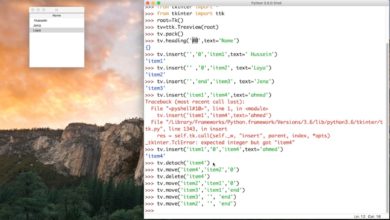 50- Python GUI || TreeView- عرض الجداول