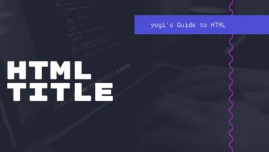 HTML Title -Yogi's Guide to HTML - Episode 03