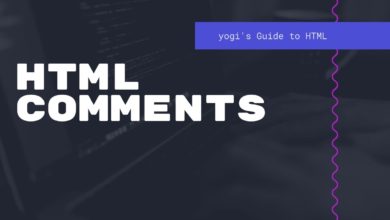 HTML comments - Yogi's Guide to HTML - Episode 12
