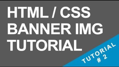 Tutorial 2 - Header Banner - HTML / CSS