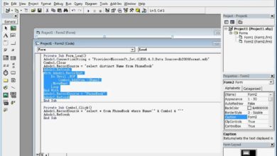 visual basic 6.0 search data from database by ComboBox.avi