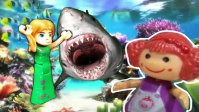 القرش هجم على داده فاطمة 🦈🦈العاب سيمبا سون!! حكايات بالعربية للأطفال،The shark attacked Dada Fatim