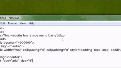 HTML Website Design Tutorial - How To Make  a Side Menu Bar