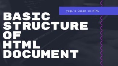 Basic Structure of HTML document - Yogi's Guide to HTML - Episode 02